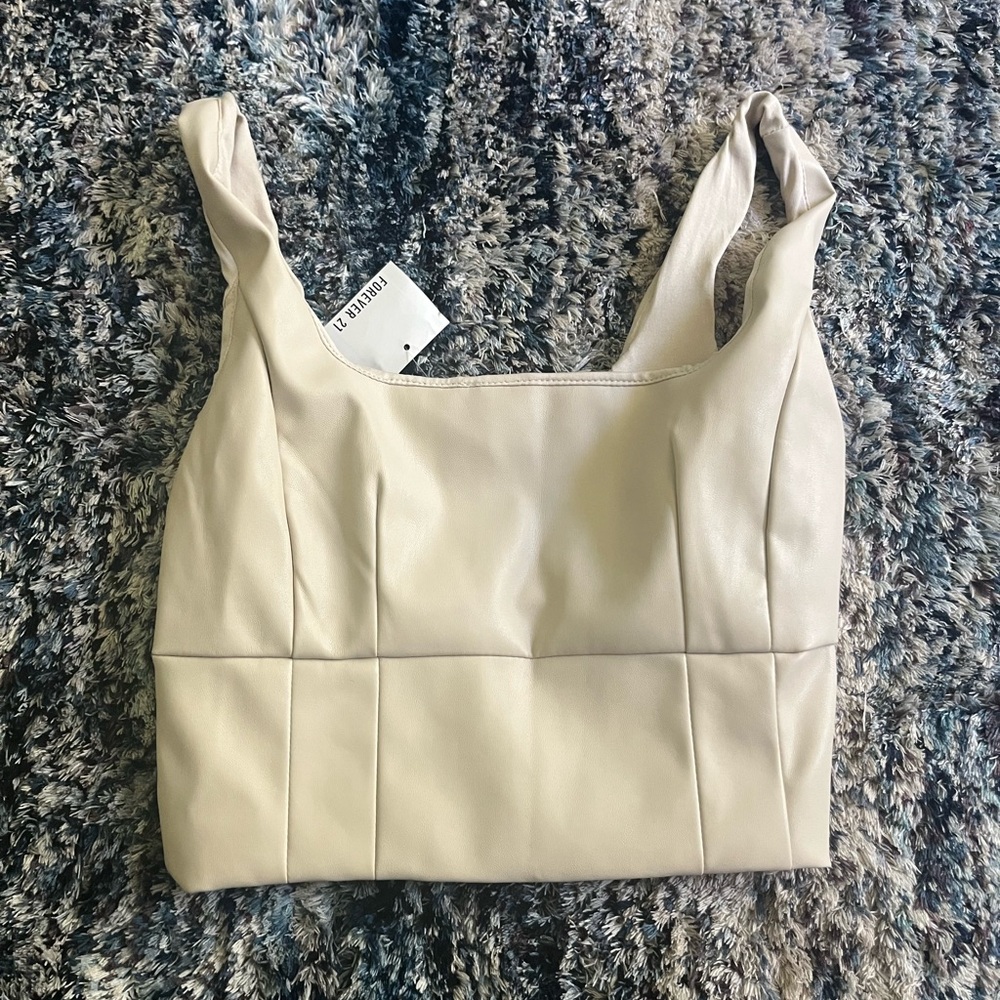 Leather Tank Top